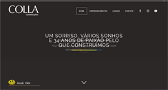 Desktop Screenshot of collaconstrucoes.com.br