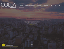 Tablet Screenshot of collaconstrucoes.com.br